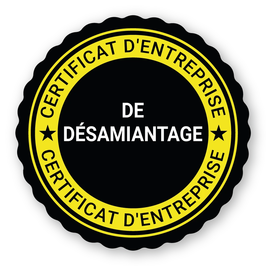 certification pour le retrait de l'amiante